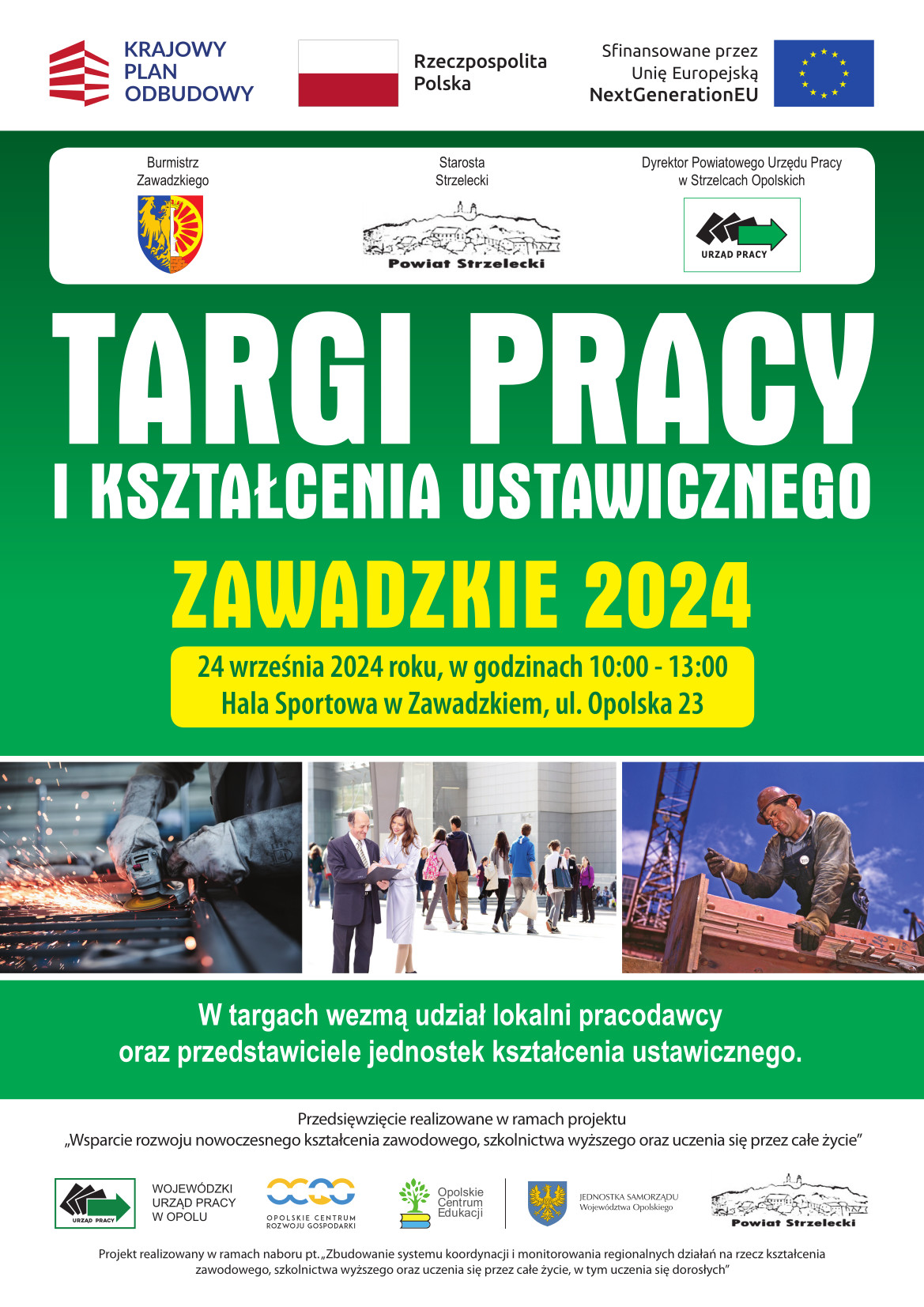 plakat TARGI PRACY 24.09.2024